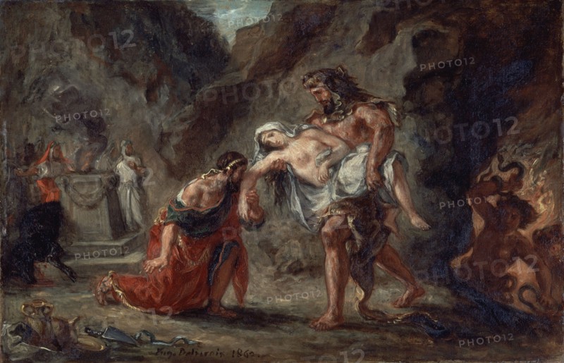 Delacroix, Hercules and Alcestis