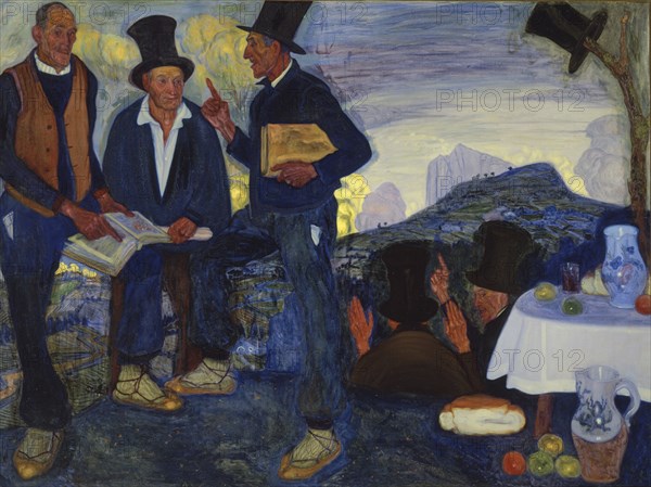 ZUBIAURRE RAMON
LOS INTELECTUALES DE MI ALDEA-OLEO/LIENZO-150X200 CMS
BILBAO, MUSEO BELLAS ARTES
VIZCAYA

This image is not downloadable. Contact us for the high res.