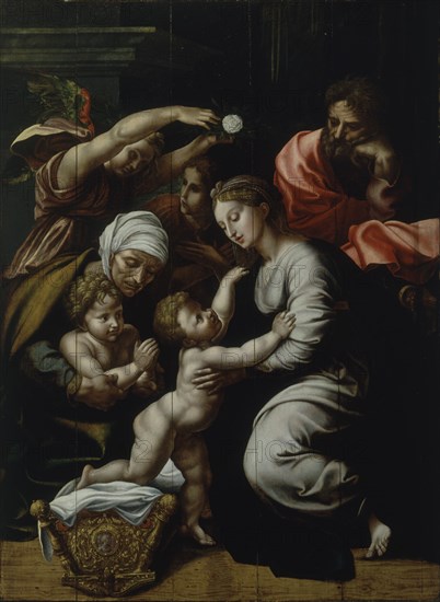 ROMANO GIULIO 1499/1546
LA SAGRADA FAMILIA-OLEO/TABLA-197,5X142,5 CMS
BILBAO, MUSEO BELLAS ARTES
VIZCAYA