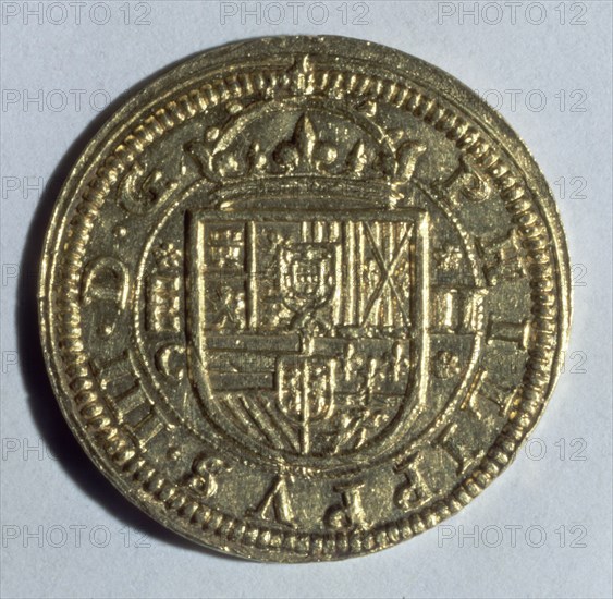 MONEDA DE 1607-EPOCA FELIPE III-1 DOBLON DE 2 ESCUDOS-ANVERSO
MADRID, CASA DE LA MONEDA
MADRID

This image is not downloadable. Contact us for the high res.