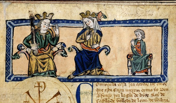 CODICE DE TOJOS OUTOS-S XIII-ALFONSO X SU ESPOSA -VIOLANTE DE ARAGON E HIJO FERNANDO DE CERDA
MADRID, ARCHIVO HISTORICO NACIONAL
MADRID

This image is not downloadable. Contact us for the high res.