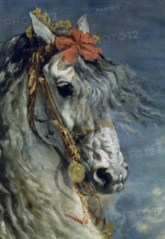 Vélasquez, Portrait équestre de Philippe III d'Espagne (détail)