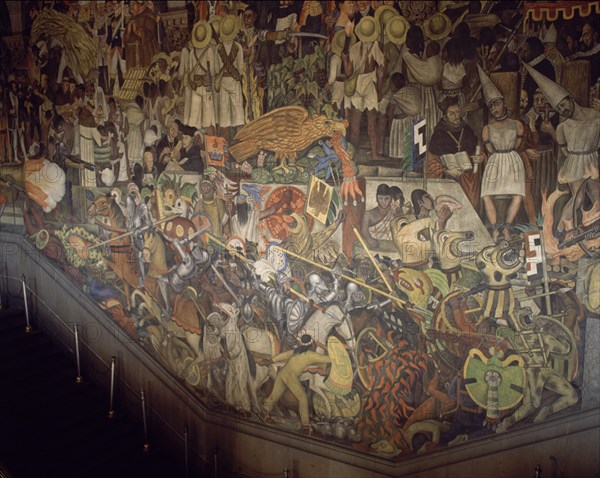 RIVERA DIEGO 1886/1957
ESCALERA PRINCIPAL-MURAL-HISTORIA DE MEXICO-DETALLE
MEXICO DF, PALACIO NACIONAL
MEXICO