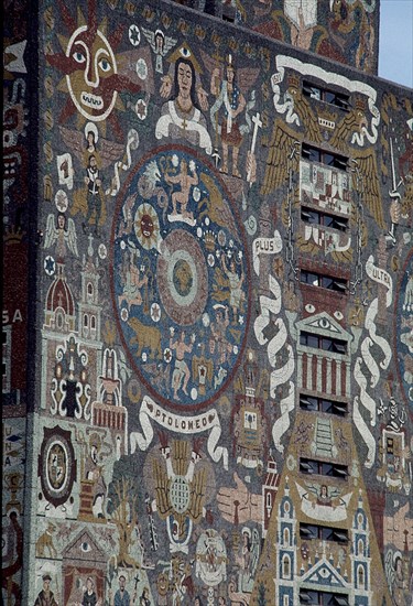 OGORMAN JUAN
BIBLIOTECA CENTRAL-DETALLE-MURALES HECHOS DE MOSAICOS
MEXICO DF, CIUDAD UNIVERSITARIA
MEXICO