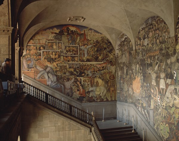RIVERA DIEGO 1886/1957
ESCALERA PRINCIPAL-PINTURAS MURALES HISTORIA MEXICO
MEXICO DF, PALACIO NACIONAL
MEXICO

This image is not downloadable. Contact us for the high res.