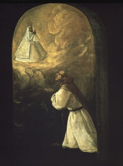 Zurbaran, Sacristy - Brother Diego of Orgaz Rejects the Visions (detail)
