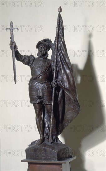 BENLLIURE MARIANO 1862/1947
ESTATUA DE VASCO NUÑEZ DE BALBOA
MADRID, MUSEO DEL EJERCITO
MADRID