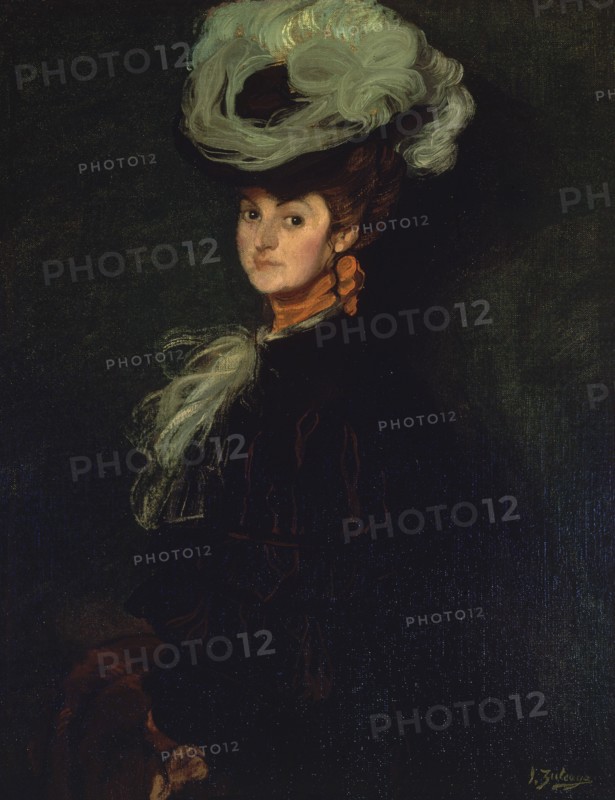 Ignacio Zuloaga (1870-1945)     RETRATO DE ANNIE BOURDIN - 1906 - OLEO/LIENZO -101X78 CM.