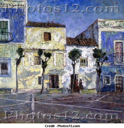 ZULOAGA IGNACIO 1870-1945
CASAS AL SOL-1945-OLEO/LIENZO-113 X 115 CM
ZUMAYA, MUSEO ZULOAGA
GUIPUZCOA