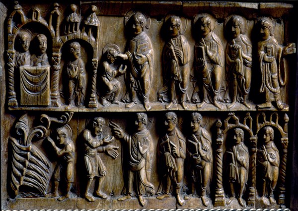 ARQUETA S FELIX-DET ESCENAS EVANGELICAS-FINES S XI-
SAN MILLAN DE LA COGOLLA, MONASTERIO YUSO
RIOJA