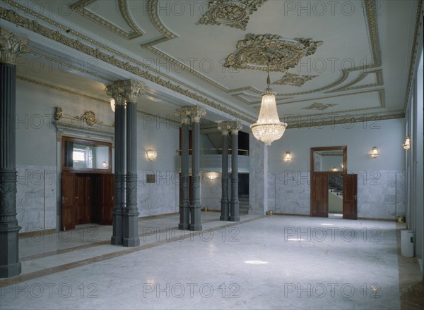 INTERIOR-HALL DE LA PRIMERA PLANTA-
SANTA CRUZ, TEATRO GUIMERA
TENERIFE

This image is not downloadable. Contact us for the high res.