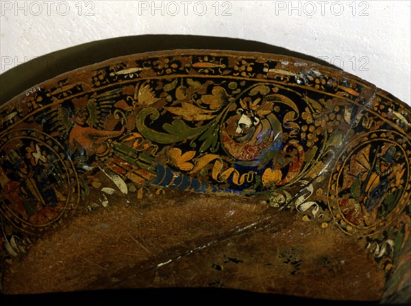 BATEA DE MADERA LACADA- DET COLONO ESPAÑOL RODEADO DE ANGELES INDIGENAS-ARTE MEXICANO-S XVIII
MADRID, MUSEO DE AMERICA
MADRID