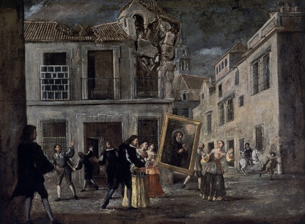 VALDES LUCAS
TERREMOTO DETENIDO POR S FRANCISCO DE PAULA-HACIA 1700-
SEVILLA, MUSEO BELLAS ARTES - CONVENTO MERCEDARIAS CALZADAD
SEVILLA