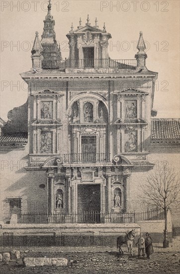 MORENO M
LITOGRAFIA-FACHADA DE LA IGLESIA DEL HOSPITAL DE LA CARIDAD SEVILLA 1856
MADRID, LIBRERIA LUIS BARDON
MADRID