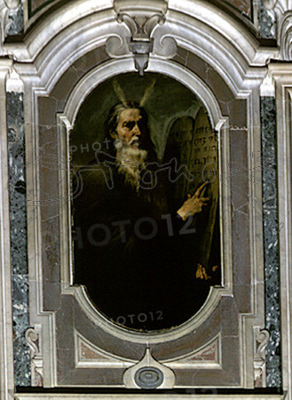 RIBERA JOSE DE 1591/1652
INTERIOR DE LA IGLESIA - MOISES-1638-
NAPOLES, CARTUJA DE SAN MARTINO
ITALIA