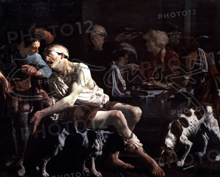 TER BRUGGHEN HENDRIC
EL HOMBRE RICO Y EL POBRE LAZARO-1625-LIENZO 168,2X207,3CM-NºINV.11241
UTRECHT, MUSEO CENTRAL
HOLANDA