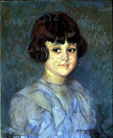 ZULOAGA IGNACIO 1870-1945
RETRATO DE SU NIETA
PEDRAZA, COLECCION SUAREZ ZULOAGA
SEGOVIA