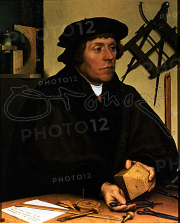 HOLBEIN HANS 1497/1543
I-NICOLAS KRATZER - 1528 -
PARIS, MUSEO LOUVRE-INTERIOR
FRANCIA