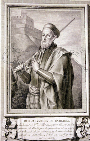 I-DIEGO GARCIA PAREDES (1506-1563) - CONQUISTADOR ESPAÑOL - GRABADO
MADRID, CALCOGRAFIA NACIONAL
MADRID