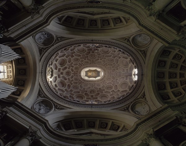 BORROMINI FRANCESCO 1599/1667
INTERIOR-CUPULA ELIPTICA CON ARTESONES Y LINTERNA-S XVII
ROMA, IGLESIA DE SAN CARLOS 4 FUENTES
ITALIA

This image is not downloadable. Contact us for the high res.