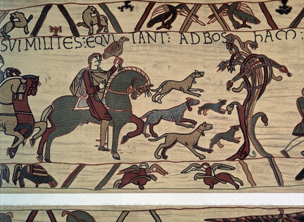 TAPIZ DE BAYEUX-1088/92-(NORMANDOS CONQ INGLATERRA)DET CAZADORES