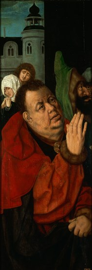 MAESTRO DE LA SANTA SANGRE
ECCE-HOMO, PANEL IZQUIERDA-EL DONADOR, LA VIRGEN Y DOS JUDIOS-NºP 1559
MADRID, MUSEO DEL PRADO-PINTURA
MADRID