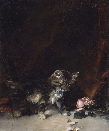 DOMINGO MARQUES FRANCISCO
GATO CON FLORES-OLEO SOBRE TELA,46x38 CM
HABANA LA, MUSEO BELLAS ARTES
CUBA