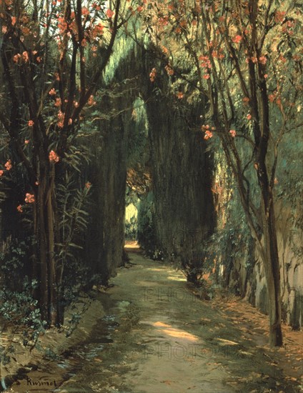 RUSIÑOL SANTIAGO 1861/1931
ADELFAS EN LOS JARDINES DE ARANJUEZ-OLOE LIENZO,97,7x77,3 CM
HABANA LA, MUSEO BELLAS ARTES
CUBA

This image is not downloadable. Contact us for the high res.