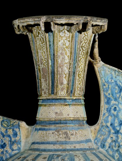 VASO DE HORNOS-DETALLE DEL CUELLO O GOLLETE-S XV-CERAMICA NAZARI
MADRID, MUSEO ARQUEOLOGICO NACIONAL
MADRID