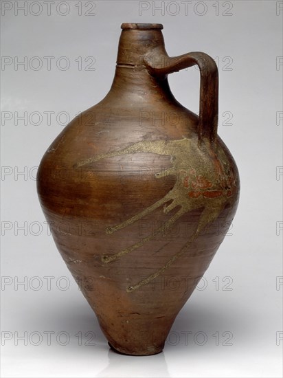 CANTARO DE CUELLO ALTO Y GRAN ASA CON VIDRIADO A MODO DE MANCHA EN LA UNION
UGIJAR, COLECCION PARTICULAR
GRANADA

This image is not downloadable. Contact us for the high res.