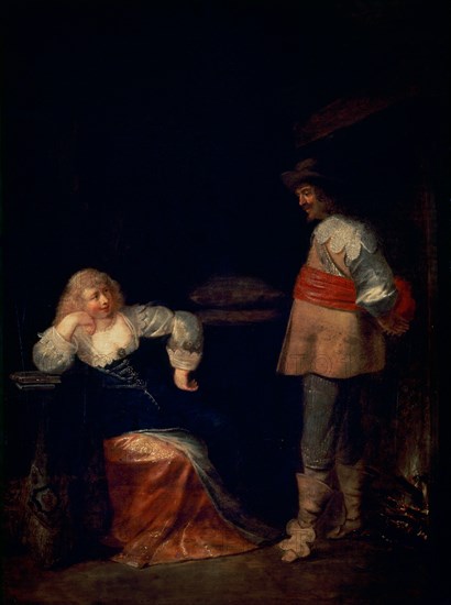 Van Der Lamen, Soldiery Scene