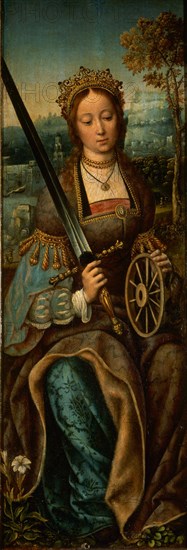 Maestro de Francfort, Saint Catherine