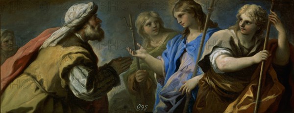 Giordano, Abraham adorant trois anges