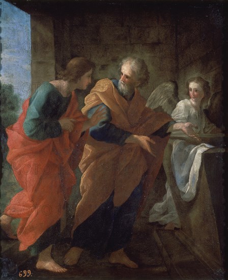 Romanelli, Saint Peter and Saint John in Christ's Sepulchre.