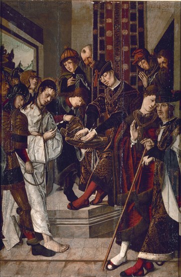 Osona The younger, Pilate washing his hands