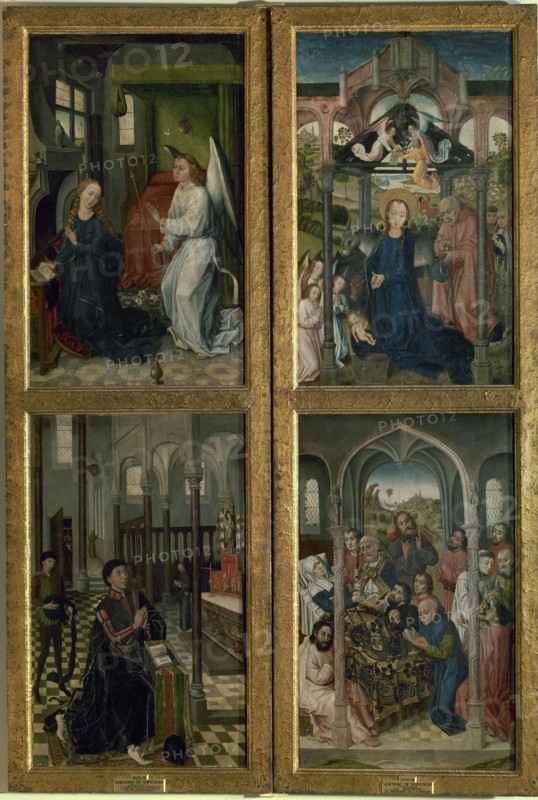 Maître de Sopetrán,  Scènes de la vie de la Vierge