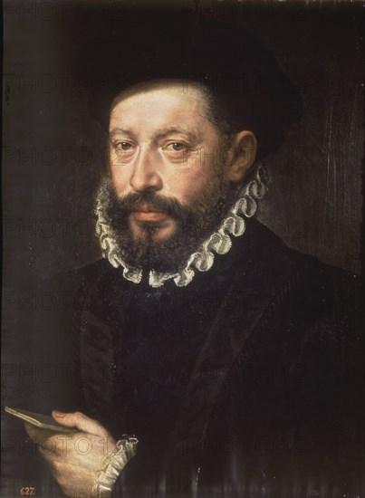 ANONIMO ESPAÑOL
RETRATO VIRIL(CABALLERO DE 54 AÑOS)T.DE NOGAL 0,57X0,44-NºPRADO 528-S XVI
MADRID, MUSEO DEL PRADO-PINTURA
MADRID