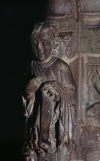 PORTICO DE LA GLORIA-DET ESCULTURA DEL MAESTRO MATEO DE LA MITAD HACIA ARRIBA
SANTIAGO DE COMPOSTELA, CATEDRAL
CORUÑA