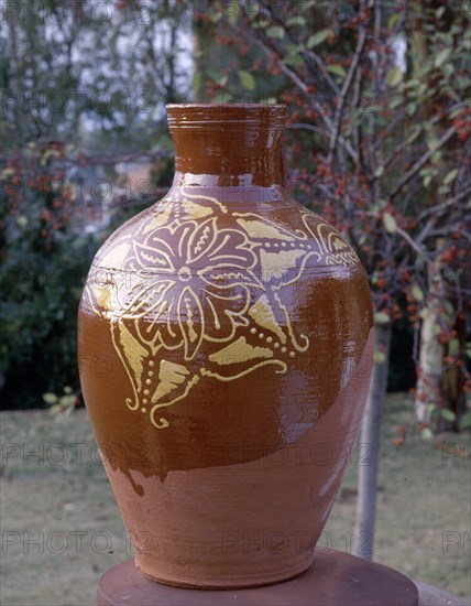 CANTARO CON VIDRIADO PARCIAL Y DECORACION FLORAL-S XX CERAMICA POPULAR
TORO, COLECCION PARTICULAR
ZAMORA