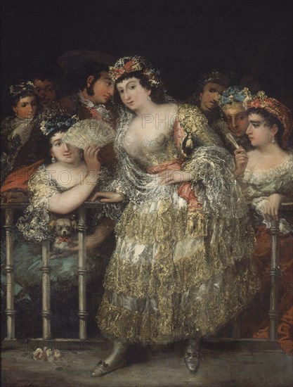 Lucas Velázquez, Lady in gold and silver