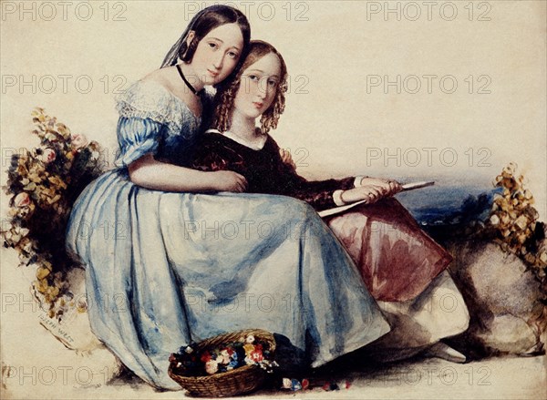 PINTURA - RETRATO DE JOVENES (SUPUESTA EUGENIA DE MONTIJO)
MADRID, COLECCION DUQUES DE ALBA
MADRID