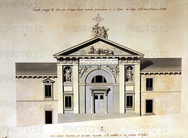 Gonzalez Velázquez, Façade of Room Cortes