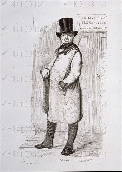 ORTEGA CALIXTO
SENADOR-GRABADO-PROC ESPAÑOLES PINTADOS POR SI MISMOS EDIC 1844
MADRID, SENADO-BIBLIOTECA
MADRID