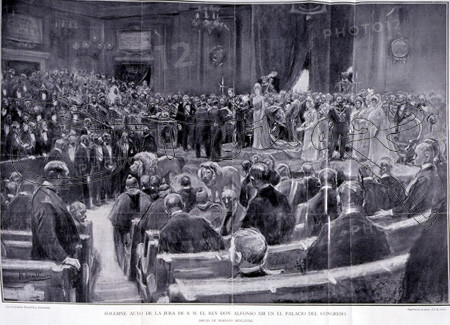 BENLLIURE MARIANO 1862/1947
ILUSTRAC ESP/AMER-ACTO DE JURA DE ALFONSO XIII EN PALACIO CONGRESO
MADRID, SENADO-BIBLIOTECA
MADRID

This image is not downloadable. Contact us for the high res.