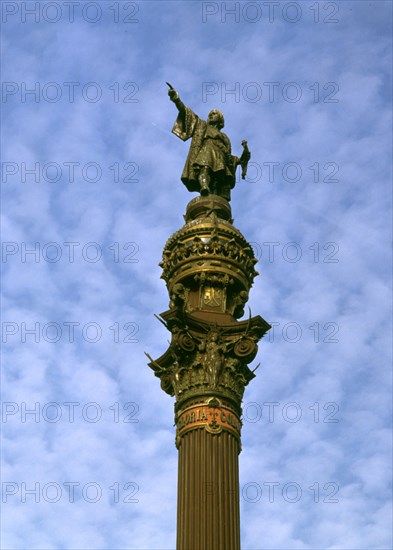 BUIGAS MONRAVA GAIETA 1851/1919
MONUMENTO A COLON-DET MITAD SUPERIOR 1886
BARCELONA, EXTERIOR
BARCELONA