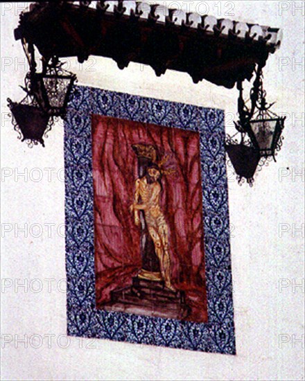 ALBAICIN - ALTAR DE BALDOSINES- CERAMICA DE FAJALAUZA - CRISTO ARADO A LA COLUMNA
GRANADA, EXTERIOR
GRANADA

This image is not downloadable. Contact us for the high res.
