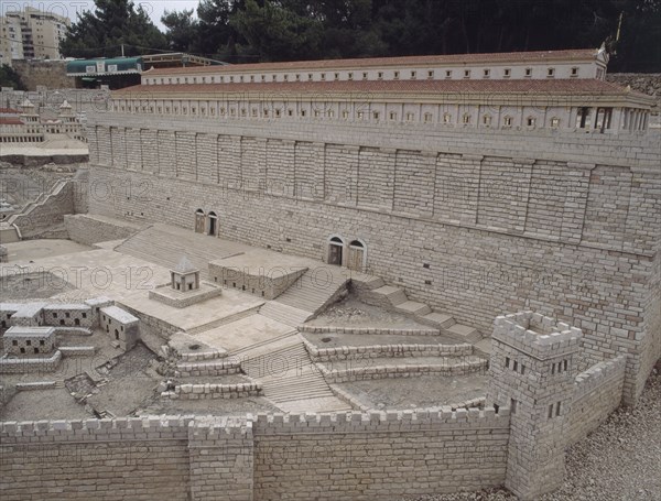 TEMPLO DE HERODES-MURALLA EXTERIOR
JERUSALEN, MAQUETA DE JERUSALEN
ISRAEL

This image is not downloadable. Contact us for the high res.