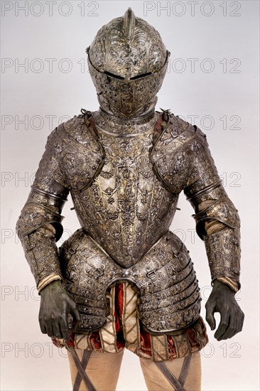 PICININO LUCIO ATRIBU
DETALLE-ARMADURA DE FELIPE III NIÑO-MILAN HACIA 1585-ACERO,PLATA,ORO,LATON.TEJIDO
MADRID, ARMERIA REAL
MADRID

This image is not downloadable. Contact us for the high res.