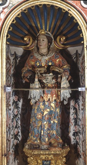 ROLDAN LUISA ATRIB(ROLDANA)
ESCULTURA-MUJER FUERTE DE LA BIBLIA"ABIGAIL"MADERA Y OTROS MATERIALES POLICROMADOS 1736
GUADALUPE, MONASTERIO
CACERES

This image is not downloadable. Contact us for the high res.