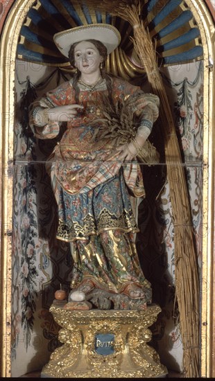 ROLDAN LUISA ATRIB(ROLDANA)
ESCULTURA-MUJER FUERTE DE LA BIBLIA"RUTH"MADERA Y OTROS MATERIALES POLICROMADOS 1736
GUADALUPE, MONASTERIO
CACERES

This image is not downloadable. Contact us for the high res.